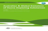 Australian & Global Emissions of Ozone Depleting · PDF fileAustralian & Global Emissions of Ozone Depleting Substances ... 4 Australian ODS imports and banks ... HCFCs, halons, CT,