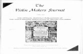 Violin Makers f/ournal · PDF fileViolin Makers f/ournal JUNE 1961 THE OFFICIAL MONTHLY PUBLICATION OF THE VIOLIN MAKERS ASSOCIATION OF BRITISH COLUMBIA St.