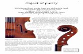 O % ˚ ˆ · PDF file3 it. Like all the known viola heads by Guadagnini, this one is made in the violin style, without shoulders. In this Guadagnini may have been influenced by the
