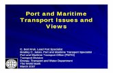 Port and Maritime Transport Issues and Views - World Banksiteresources.worldbank.org/INTTRANSPORT/Resources/336291... · Port and Maritime Transport Issues and Views C. Bert Kruk,