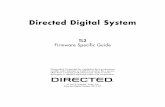 TL2 Firmware Specific Guide - Microsoft · PDF fileDirected Digital System TL2 Firmware Specific Guide This product is intended for installation by a professional installer only! Attempts