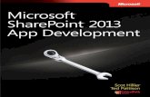 Microsoft® SharePoint® 2013 App Development - … SHAREPOINT … · Microsoft® SharePoint® 2013 App Development Scot Hillier Ted Pattison Published by Microsoft Press