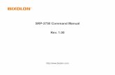 SRP-275II Command Manual Rev. 1 - BIXOLON ::MFi … command... · SRP-275II Command Manual Rev. 1.00 ... in ASCII, hexadecimal, and decimal codes ... the printer to restore from an