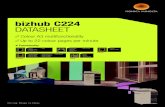 bizhub C224 DATASHEET - Konica Minolta / Minolta · PDF fileOperating systems Windows 2000/XP/XP64 Windows VISTA ... bizhub C224 DATASHEET ... Konica Minolta Business Solutions Miles