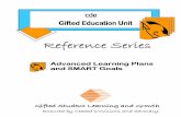 Advanced Learning Plans and SMART Goals - CDE · PDF fileAdvanced Learning Plans and Smart Goals ... zContinuum of grade level benchmarks ... zRealistic long term targets for gifted