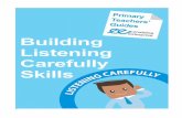 Building Listening Carefully Skills - · PDF fileBuilding Listening Carefully Skills Page 5 The Principles for teaching skills At Enabling Enterprise, we’ve identified six key principles