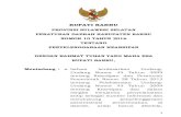 BUPATI  · PDF fileUndang-Undang Nomor 14 Tahun ... Undang-Undang Nomor 5 Tahun 2014 tentang Aparatur Sipil Negara ... Indonesia Nomor 5286); 13. Peraturan Kepala Arsip Nasional