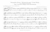 Samples from WinterScape Lap Harp The Twelve Days of · PDF fileMIGUEL LLOBET El Noi de la Mare (The Son of Mary) Samples from "WinterScape" Lap Harp 5. mf Regally ritard. 5 a tempo