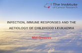 INFECTION, IMMUNE RESPONSES AND THE AETIOLOGY OF CHILDHOOD LEUKAEMIA ... 15 Se… · INFECTION, IMMUNE RESPONSES AND THE AETIOLOGY OF CHILDHOOD LEUKAEMIA Mel Greaves. POSTULATED EXPOSURES