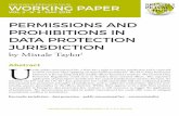 PERMISSIONS AND PROHIBITIONS IN DATA …brusselsprivacyhub.eu/Resources/BPH-Working-Paper-VOL2-N6.pdf · 7 Ryngaert, Cedric, Jurisdiction in International Law (2nd ed.), OUP: Oxford,