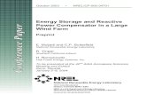 Energy Storage and Reactive Power Compensator in a · PDF fileThe interaction of the wind farm, energy storage, reactive power compensation, ... Energy Storage and Reactive Power Compensator