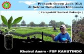 Prospek Green Jobs di Sektor Kehutanan di IndonesiaPerbandingan Komposisi Emisi GRK di 6 Negara 6 Profil Emisi GRK Indonesia Tahun 2020 (Skenario BAU) ... Total investasi sektor kehutanan