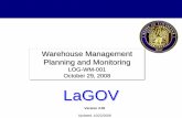 WM Planning and Monitoring -  · PDF fileWarehouse Management Planning and Monitoring. LOG-WM-001 ... SAP Glossary Sales Order ... WM Planning and Monitoring