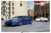 2015 Corolla eBrochure - Toyota - Dealer ... - Dealercdn.dealereprocess.com/cdn/brochures/toyota/2015-corolla.pdf · Page 2 Left to right: S Plus shown in Blue Crush Metallic with