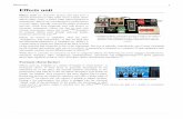 Effects unit - Learning on the · PDF fileEffects unit 1 Effects unit ... such as Chet Atkins, Carl Perkins, Scotty Moore, Luther Perkins, and Roy Orbison. By the 1950s, tremolo, vibrato