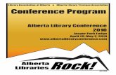 Library Association of Alberta & Alberta Library Trustees ... · PDF fileLibrary Association of Alberta & Alberta Library Trustees Association ... G3 Jane Austen, the ... Keep on Rockin’