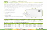 L anels - asd- · PDF fileASD-ELP12-24D4050-SHE 2х4 40 W 17 W yes 5,000 K 4,779 lm 2,031 lm 47.75" x 23.7" x 0.4" HIGH LUMINOUS FFICIENCY 110. LED E-L F Panels Hybrid Emergency Standard