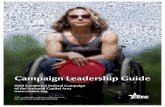 Campaign Leadership Guide - s3. · PDF fileSpecial Events 12 ... Keyworkers how to talk about the CFC to their co-workers, ... Combined Federal Campaign of the National Capital Area