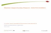 Market Opportunity Report - South Korea - British Columbia · PDF file1 Includes dairy products such as drinking milk. ... Japan and India. ... Milk Products Foot-and-mouth disease