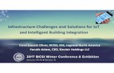 Infrastructure Challenges and Solutions for IoT and ... · PDF fileInfrastructure Challenges and Solutions for IoT and Intelligent Building Integration ... Intelligent Buildings Building