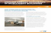 DRIVING ENERGY EFFICIENCY IN INTELLIGENT · PDF filedriving energy efficiency in intelligent buildings how connecting dc power from the grid to the desktop will deliver cost savings