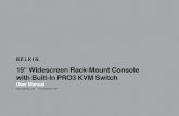 19 Widescreen Rack-Mount Console with Built-In PRO3 · PDF fileSerial Flash Cable* ... Interface Module emulates the Sun keys using a set of key combinations ... 19” Widescreen Rack-Mount