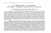 A Mayan Version of the Adam and Eve Storygato-docs.its.txstate.edu/.../publications/Juarez_Adam_Eve.pdf · A MAYAN VERSION OF THE ADAM AND EVE STORY 1 A Mayan Version of the Adam