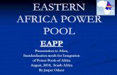 EASTERN AFRICA POWER POOL - Van der Walt and Coweb.vdw.co.za/Portals/15/Documents/Presentations... · EASTERN AFRICA POWER POOL EAPP Presentation to Afsec, Standardization needs for