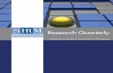 Research Quarterly - Society for Human Resource … Quarterly SECOND QUARTER–2008 Published by the Society for Human Resource Management Career Development for HR Professionals