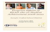 Program Effects of READ 180 on Student Achievement 2008- · PDF fileREAD 180 on Student Achievement 2008-2010 ... Joseph De La Rosa 1. TABLE OF CONTENTS 2007- 2008 School Year •