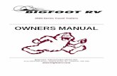 OWNERS MANUAL - Recreational Vehicle - Bigfoot RV Bigfoot 2500 Travel... · owners manual bigfoot industries (2010) ... lp gas heating system and lp gas appliance safety regulations