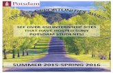 SUMMER 2015-SPRING 2016 - Potsdam · PDF fileSUMMER 2015-SPRING 2016 SEE OVER 450 INTERNSHIP SITES THAT HAVE HOSTED SUNY POTSDAM STUDENTS! ... Supervisor: Kara Holmes Kara