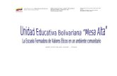 PROYECTO DE LA ESCUELA - · PDF fileIntroducción Uno de los retos que tiene la Educación Bolivariana es la transformación del pensamiento del joven venezolano, pensamiento que favorezca
