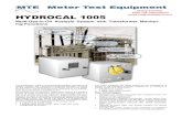 HYDROCAL 1005 english - multitekintl.commultitekintl.com/TRANSFORMER A-Z/11. Transformer online/HYDROC… · The HYDROCAL 1005 is a permanently-installed multi-gas-in-oil ... Infrared