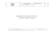 MEMORIAL DESCRITIVO – GASES · PDF file- NBR-12188/12 Sistemas centralizados de suprimento de gases medicinais, de ... conforme NBR 12.188 da ABNT e cap. 7.3.3 da RDC n° 50 - Ministério