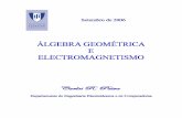 Álgebra Geométrica e Electromagnetismo - ULisboa · PDF fileÁlgebra Geométrica e Electromagnetismo i ... Introdução 10 Capítulo 2 Álgebra geométrica do plano ? ... 3.9 Contracção