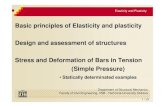 Basic principles of Elasticity and plasticity Design and ...fast10.vsb.cz/lausova/prezent-02_12.pdf · Basic principles of Elasticity and plasticity ... Homogeneous material has got