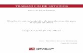 TRABAJO FIN DE ESTUDIOS -   · PDF fileDiseño de una subestación de transformación para tracción eléctrica. ... 2.4 Normas y referencias ... 2.8.2.2 Cimentaciones