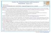 Center for Clinical Genetics and Genomics Newsletter ...pittgenomics.org/wp-content/uploads/2017/08/ALL-Newsletter-August...Center for Clinical Genetics and Genomics Newsletter August