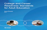 College and Career Readiness Standards for Adult Educationlincs.ed.gov/publications/pdf/CCRStandardsAdultEd.pdf · 1. Introduction ... University of North Carolina Charlotte Charlotte,