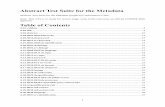 Abstract Test Suite for the Metadata - Europa · PDF fileAbstract Test Suite for the Metadata Abstract Test Suite for the Metadata (implicit) Conformance Class. ... A.16.IR20.IR21.ds.bounds