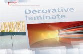 Decorative laminates were developed in the first - icdli. · PDF fileDecorative laminates are more than just a sur-face. Rather, they are a modern, highly attrac-tive and multifunctional