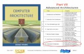 Computer Architecture, Part 7 - UC Santa Barbaraparhami/pres_folder/f37-book-intarch... · Feb. 2011 Computer Architecture, Advanced Architectures Slide 2 About This Presentation