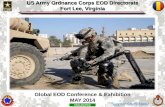US Army Ordnance Corps EOD Directorate Fort Lee, Virginia · PDF fileSupport Starts Here! Global EOD Conference & Exhibition . MAY 2014 . US Army Ordnance Corps EOD Directorate Fort