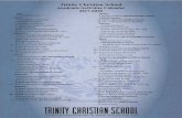 Trinity Christian Schooltrinitychristianschool.com/wp-content/uploads/2017/06/2017-2018... · Trinity Christian School Academic/Activities Calendar 2017-2018 July August 1 15New Teacher