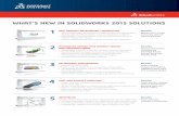WHAT’S NEW IN SOLIDWORKS 2015 · PDF filewhat’s new in solidworks 2015 solutions 1 new product development workflows ... solidworks, enovia, delmia, simulia, geovia, exalead, 3d