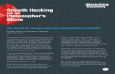 and the Philosopher’s Stone - Squarespace · PDF fileThe search for the philosopher’s stone has ... Growth Hacking and the Philosopher’s Stone. 2 ... Email Marketing Onboarding