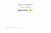 Sprint WeGosupport.sprint.com/global/pdf/user_guides/zte/sprint_wego/sprint... · Set up the Sprint WeGo Portal ... number, go to sprint.com/activate and follow the instructions.