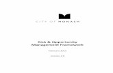 0912-COU-Risk and Opportunity Management · PDF fileThe Risk and Opportunity Management Framework should be read in conjunction with the Risk and Opportunity ... Standard Operating