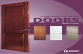 ARCHITECTURAL WOOD DOORS - VT · PDF fileVT Industries designs and crafts the finest flush wood veneer, stile & rail, profiled and high pressure decorative laminate (HPDL) doors available